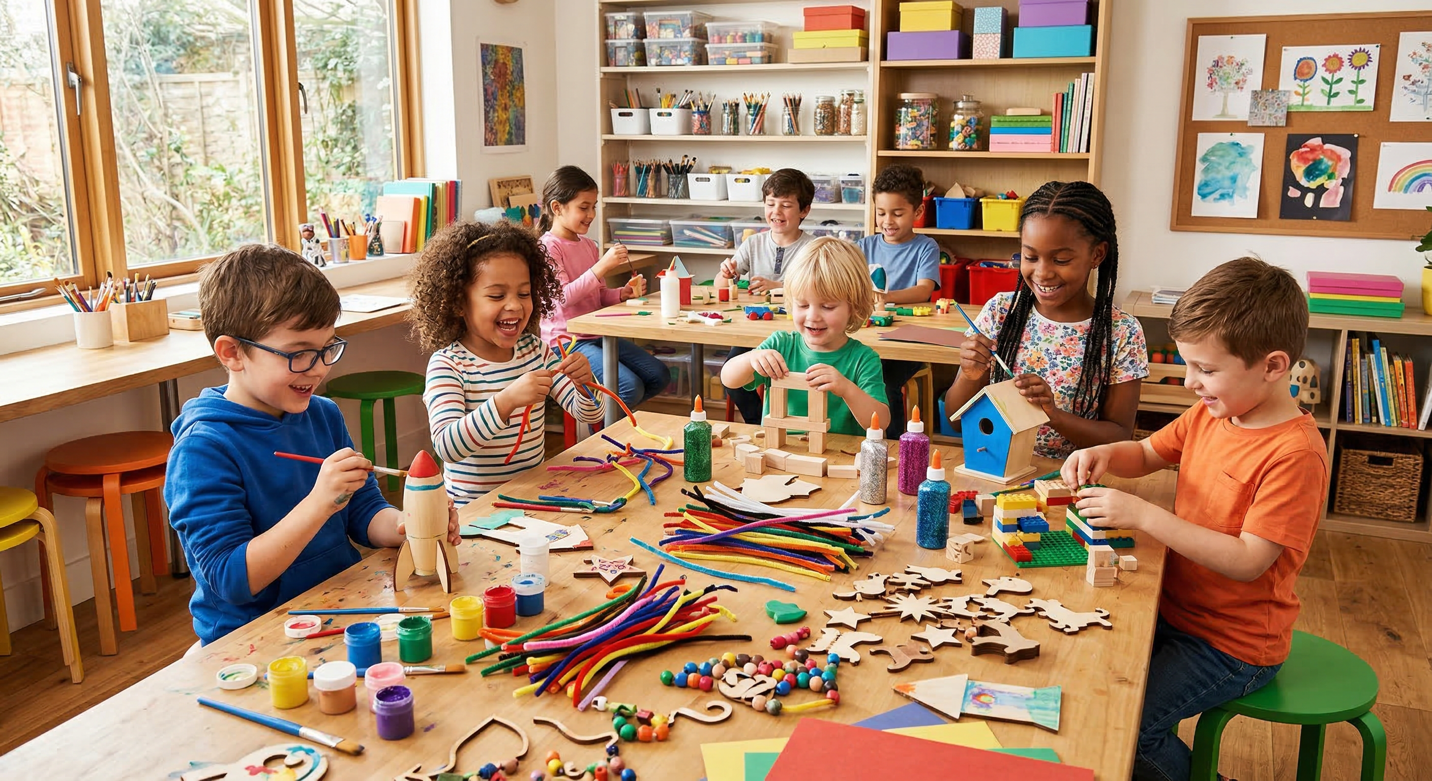 Kids exploring and having fun at The Explorers Club